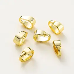ピンバレルクリップ,20ピース/ロットk 18k,スイカの種,チャームクラスプコネクタ,DIY用バルク,日曜大工,ジュエリー作り