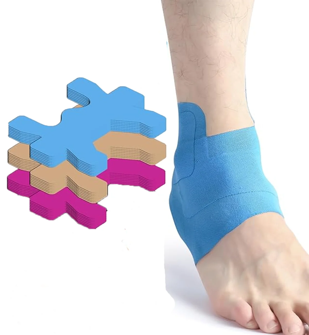 

Elastic kinesiology ankle Tape for Shoulder Precut,Shoulder Tape for ,Enhance Elastic Sports Tape brace Support Prevent Sprain