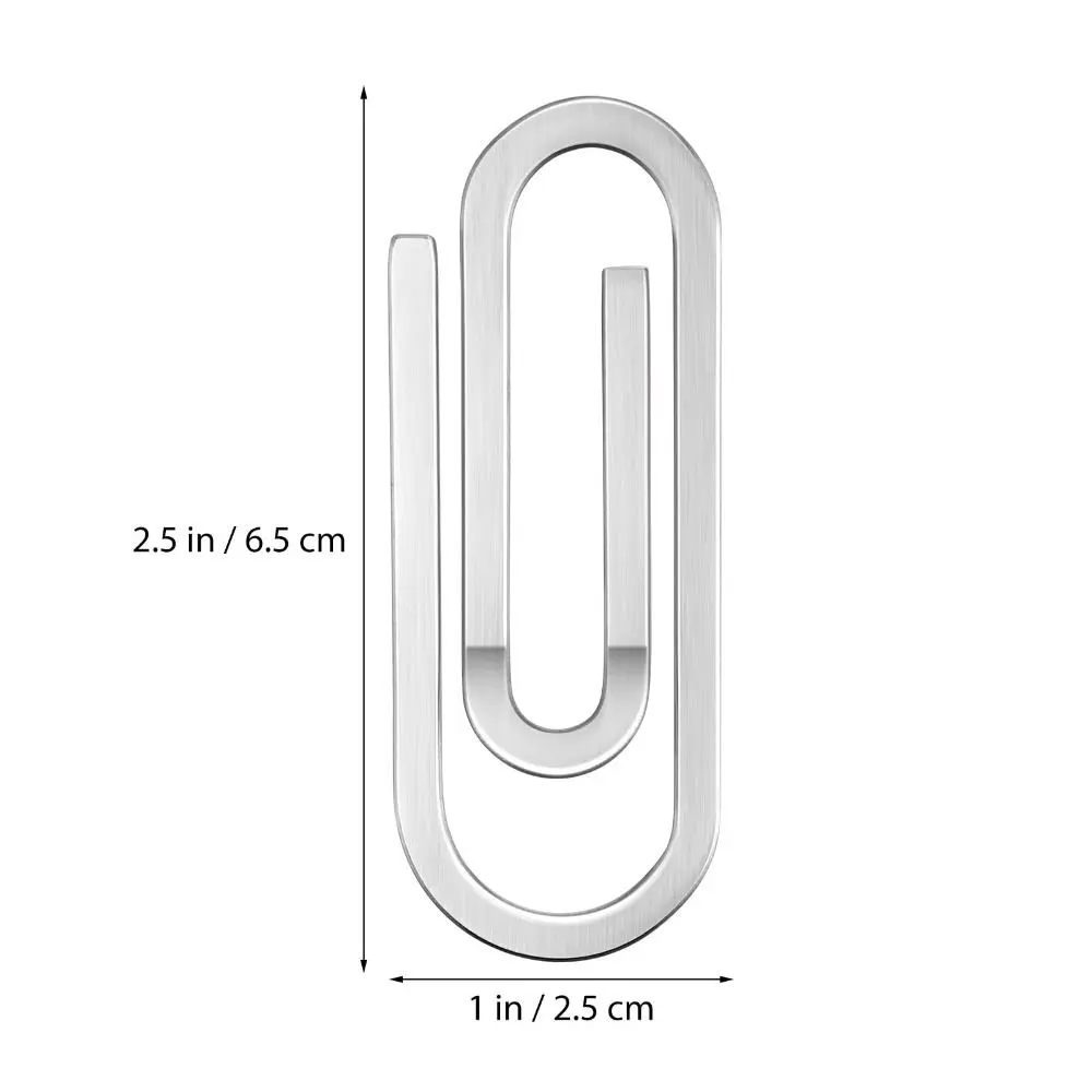 2025年新作 クリエイティブ マネークリップ 超薄型 ステンレス製 紙幣ホルダー ミニマリスト ペーパークリップ 財布 メンズギフト