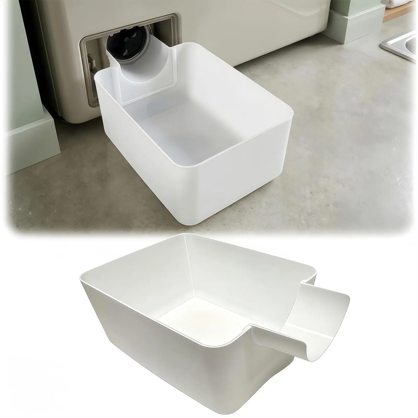 Waschmaschinen-Auffangschale, wasserdicht, rutschfest, einfach zu verwenden, Wasserauffangschale für Waschmaschine und Trockner, für Wohnung, Zuhause, Wohnmobil, Garage