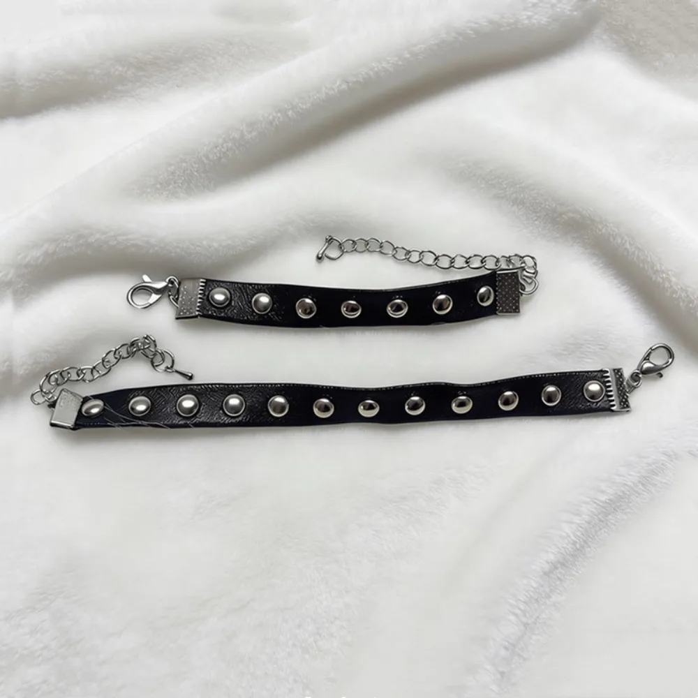 Rivet Leather Collar Doll Accessory for 20cm Zsiga BJD Doll Two Sizes Punk Style Doll Daily Shooting Decor Small Accessory