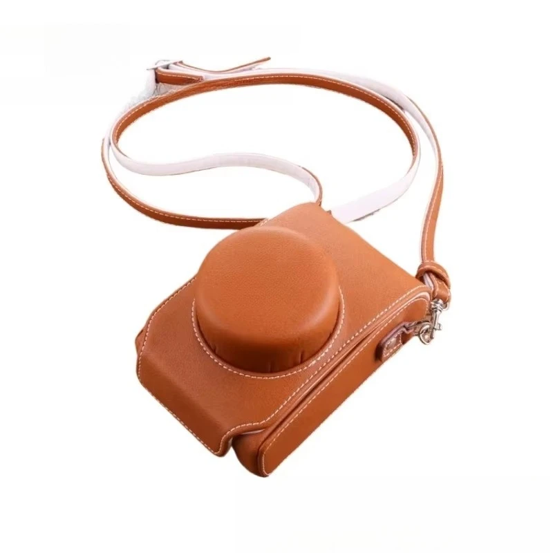 Genuine Leather Camera Case for D-LUX7/8 Typ109, Compatible with SOFORT2 C-LUX D6 D5 LX100 Models