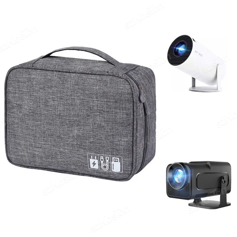 Projector Portbale Case Protective Box For HY300 HY300pro HY320mini Projector Smart Bluetooth Speaker Protection Handle Bag