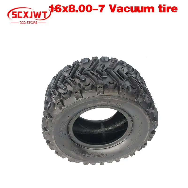 

16X8-7 Kart Auto Parts 7 inch ATV Tires 16X8.00-7 16 * 8-7 Highway Tire Off-road tire Wear-resistant Wheel Tires