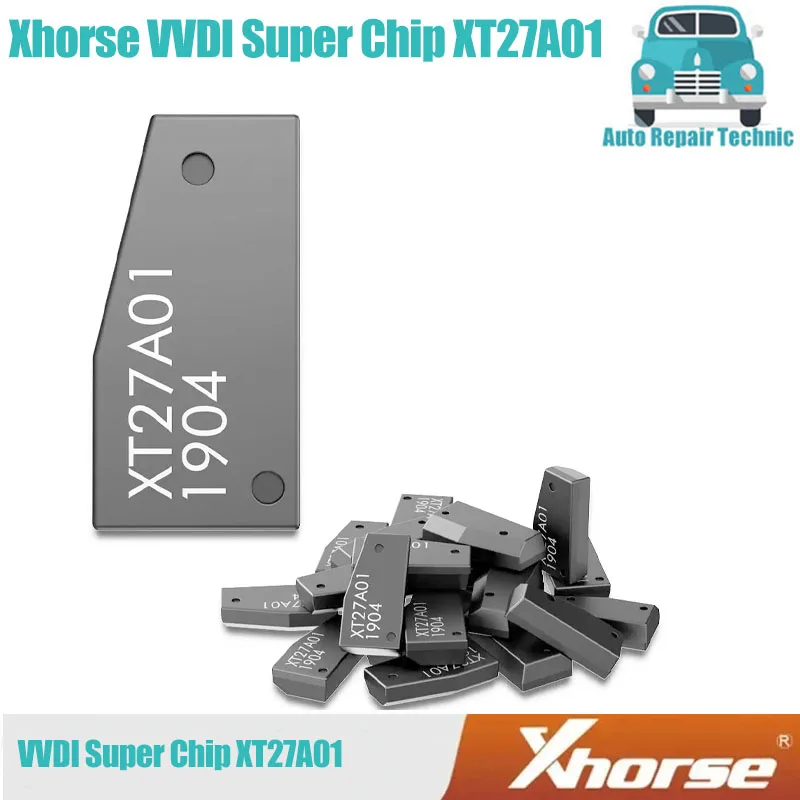 

Xhorse VVDI Super Chip XT27A01 XT27A66 Transponder for ID46/40/43/4D/8C/8A/T3/47 for VVDI2 VVDI Key Tool/Mini Key Tool