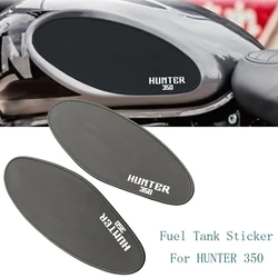 For HUNTER 350 Motorcycle Gas Fuel Tank Rubber Sticker Protector Knee Tank Pad Decal