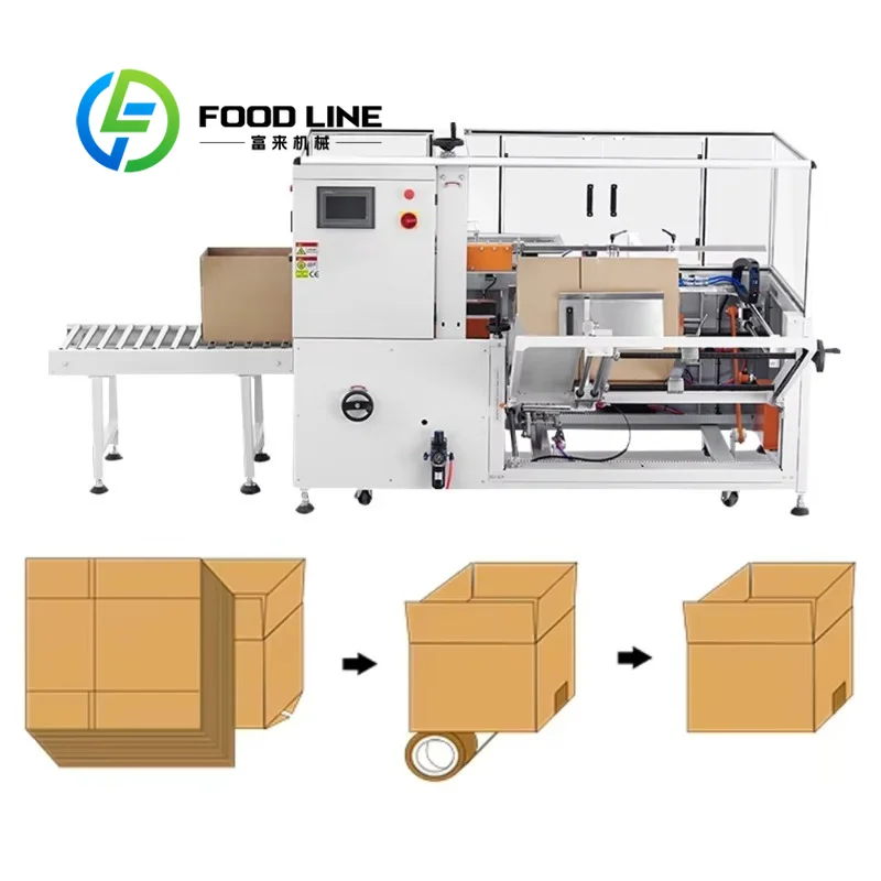 Automatic Carton Erector Adopting Automatic Carton Forming Technology Fast Speed Improve Efficiency For Express Sorting And Good