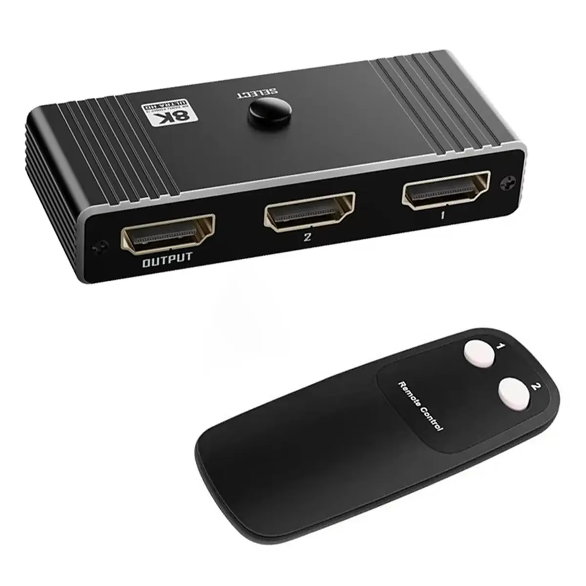 update. Bi-Directional 8K HDMI-Compatible Switcher 2 in 1 Out 8K@60Hz 4K@120Hz 48Gbps Switch with Remote Control for PC Xbox PS5