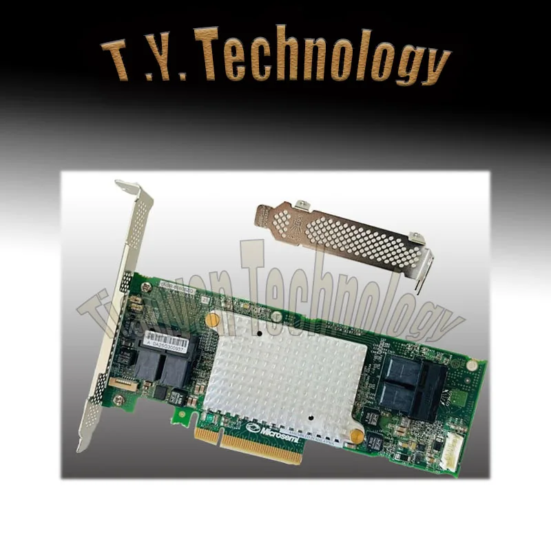 Adaptec ASR-81605ZQ 12G SAS 16 Port 1GB Cache PCIe x8 RAID Controller+Battery