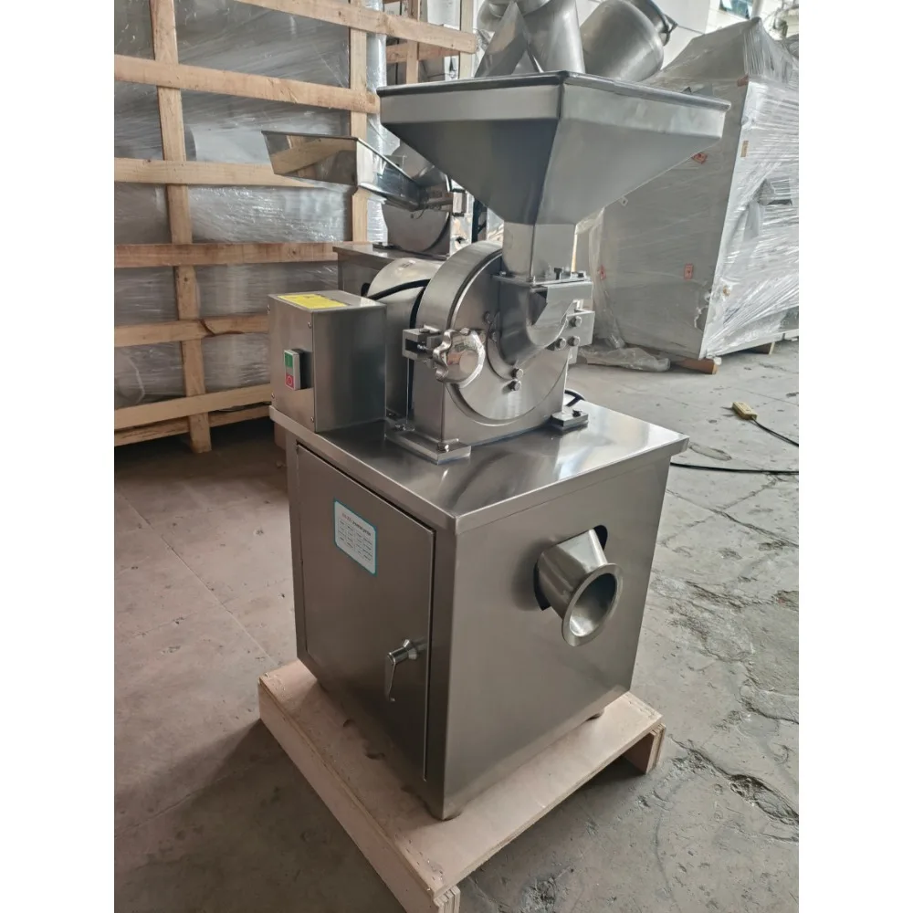 Grain Grinding Corn Flour Mill Machine Stone Disc Pulverizer Wet Grinder Chili Spice Powder Making Machinery