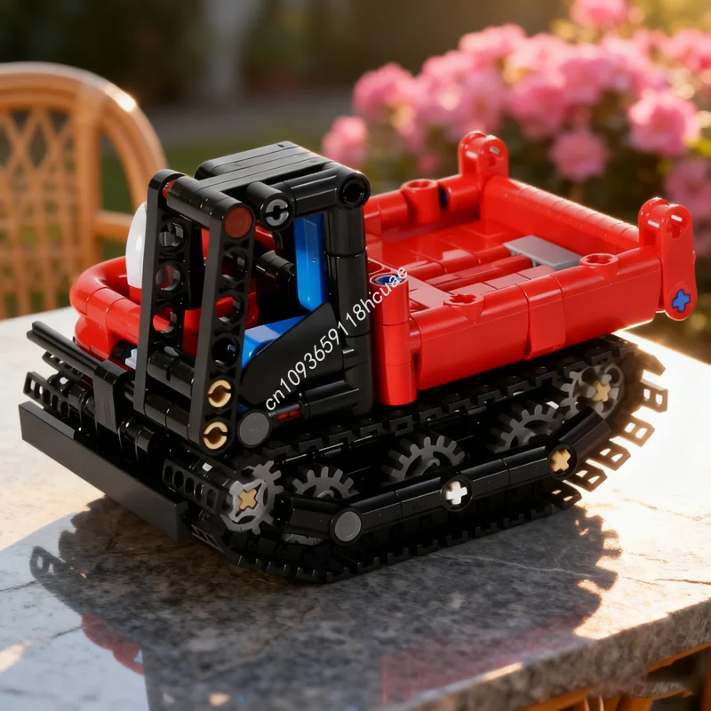 301 pièces MOC Mini Dumper sur chenilles modèle technique blocs de Construction assembler Construction cadeaux de noël bricolage jouet idée créative brique