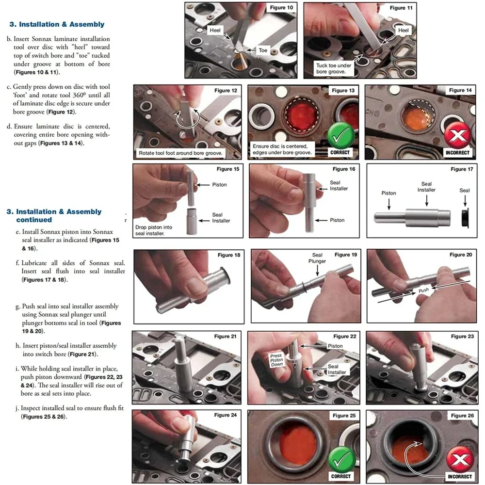 124740 -TL30 Gereedschapsset voor drukschakelaar, werkt met F/ 124740 -30K Voor GM-transmissie 6L90 6L80 6T70 6L50 6L45 (Gen 1)