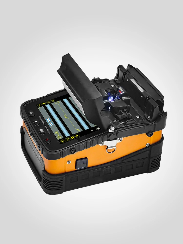 FCST AI-5 Fiber Optic Fusion Splicer Optical Core Welder Splicing Machine With VFL OPM Tool Kits