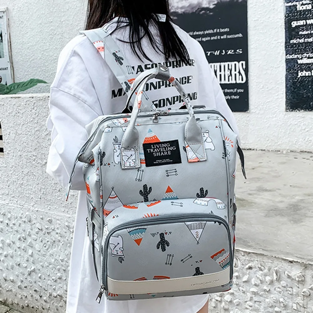 

Multifunctional Mommy Backpack Large Capacity Anti Splash Water Breastfeeding Bag Maternity Design Durable Material