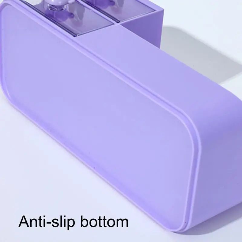 Table Top Storage Box Divided Stationary Storage Shelf Cute Desk Accessories Space Saving Perfumes Jewelry Storage Box