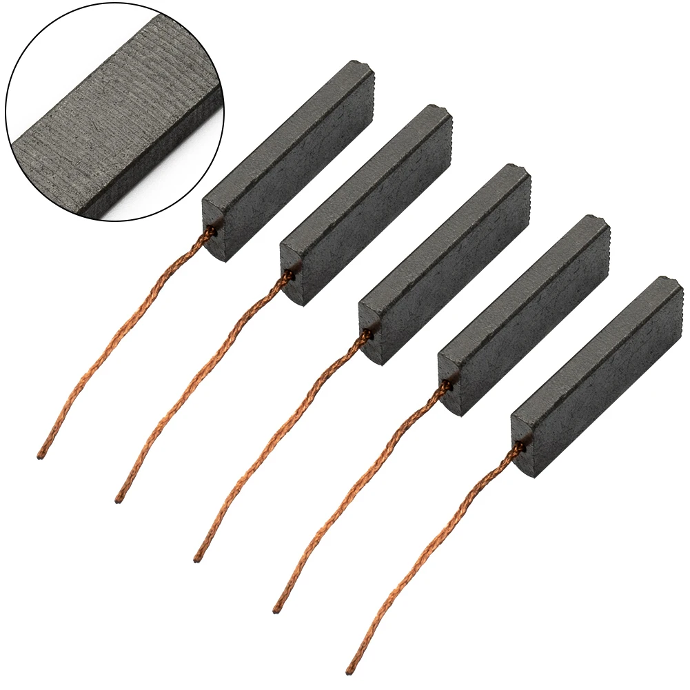Pack of 10 Carbon Brushes for Siemens Washing Machine Motor Carbon Fiber and Metal Copper Components for Motor Maintenance