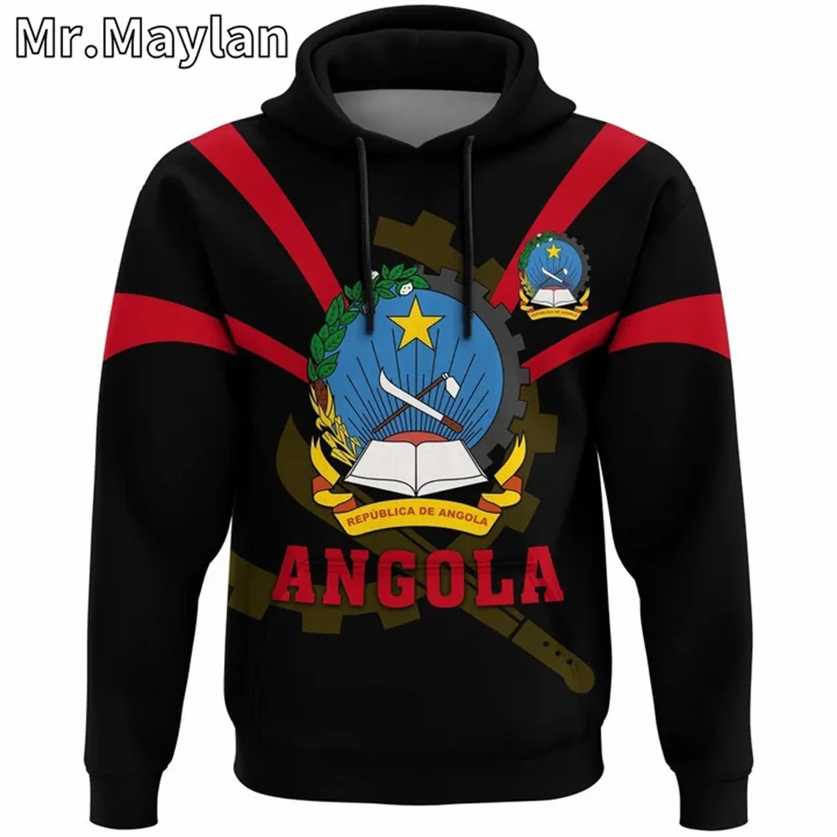 AFRICAN HOODIE ANGOLA PRIME STYLE 3D Full Printed Unisex Hoodies Men/Women Streetwear Zip Pullover Casual Jacket Tracksuits T-89