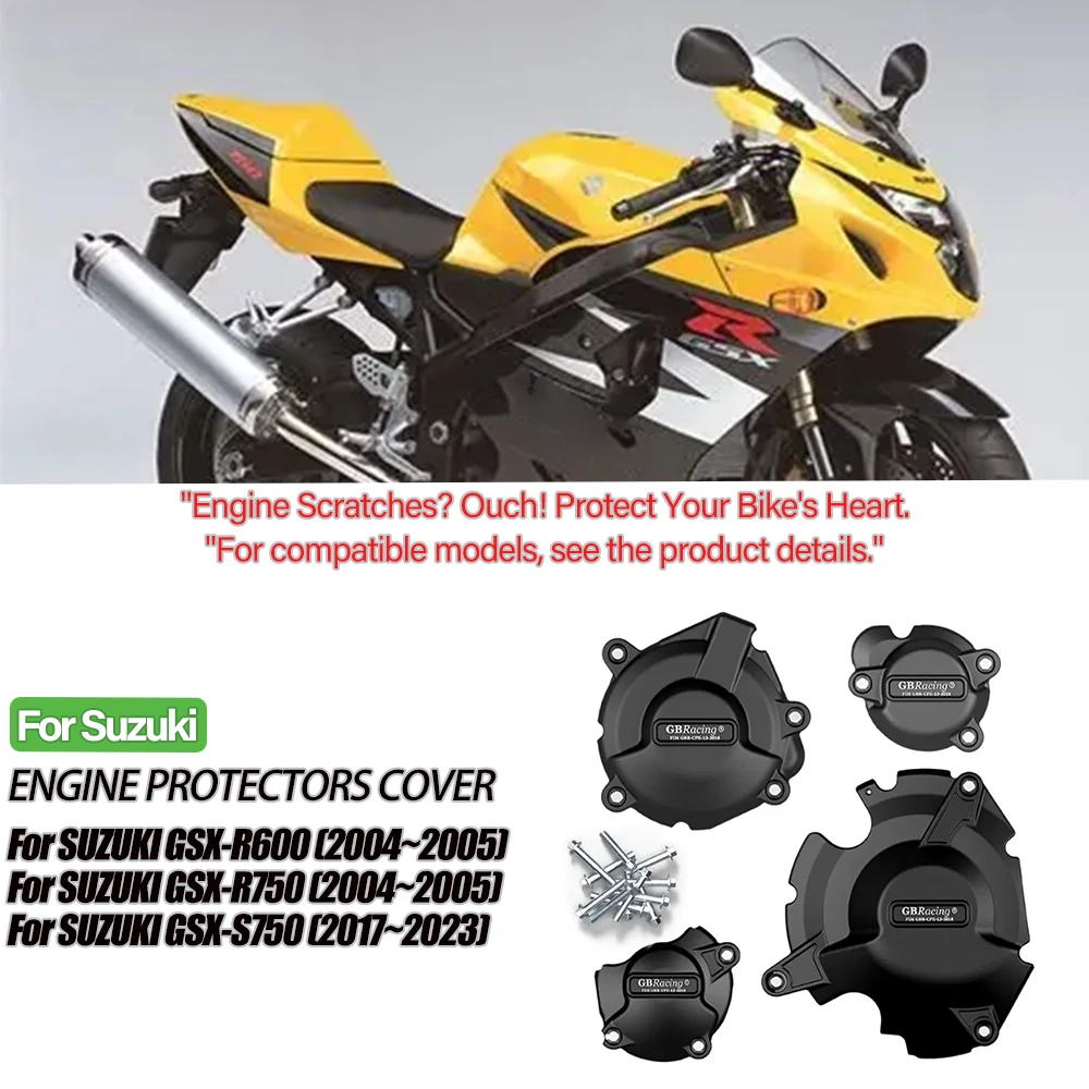 

Motorcycles Engine Cover Protection Case GB Racing For SUZUKI GSX-S750 L7-M4 GSX-S 750 2017-2024 GBRacing Engine Covers