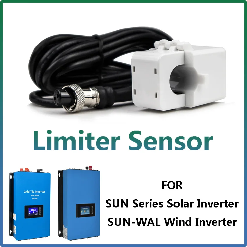 

Limiter Sensor For Grid Tie Inverter SUN1000G2 Wind Controller SUN-WAL 1000W 2000W Limit Function Sensor 3M 10M 20Meters