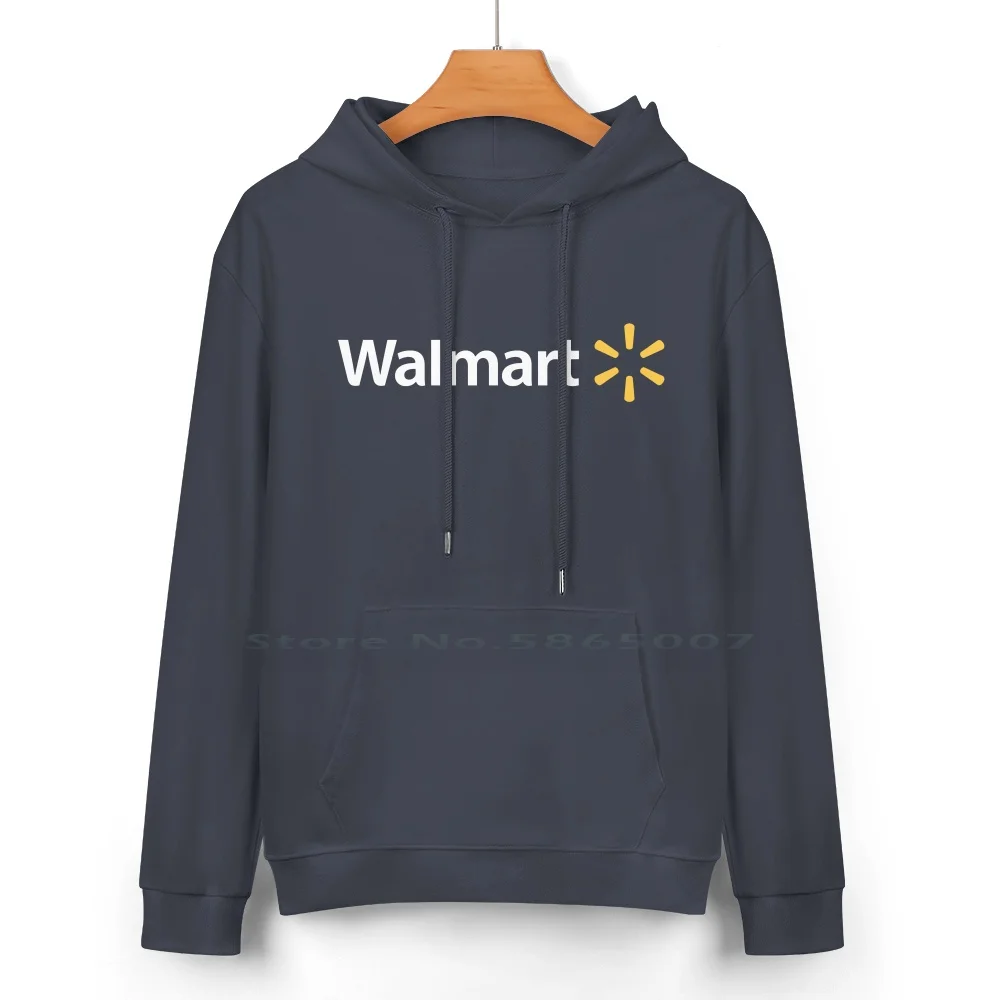 Wal-Mart Parody Costume Pure Cotton Hoodie Sweater 24 Colors Walmart Logo Walmart Employee Walmart Cashier 100% Cotton Hooded