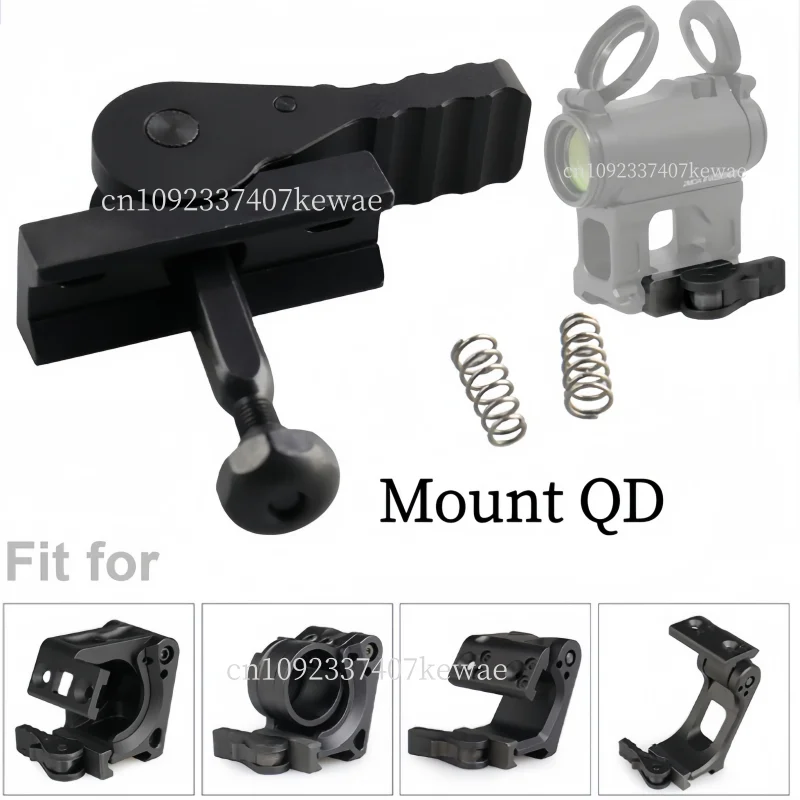 

Тактический быстросъемный рычаг с ЧПУ (QD), совместимый Unity Fast MRDS/M *croPrism Riser Mount, оптический прицел с красной точкой Пикатинни