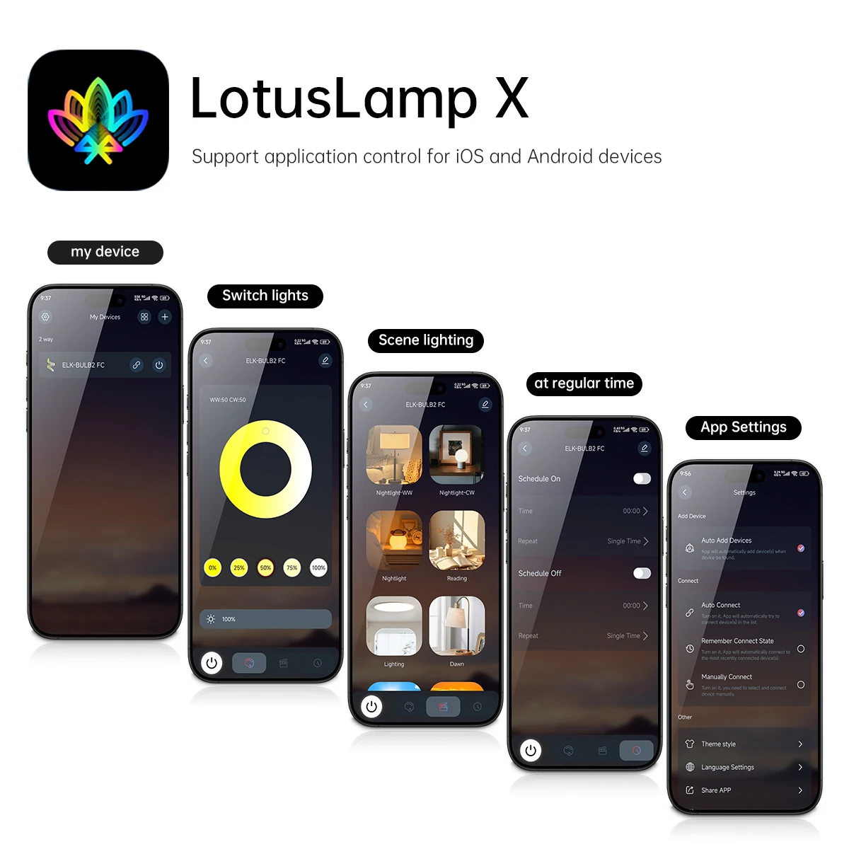 48CM Bluetooth APP Control CCT LED Light Bar 2700K-6500K Dimmable 1-6pcs LampTube Integration Lighting for Soundproof Panel Wall