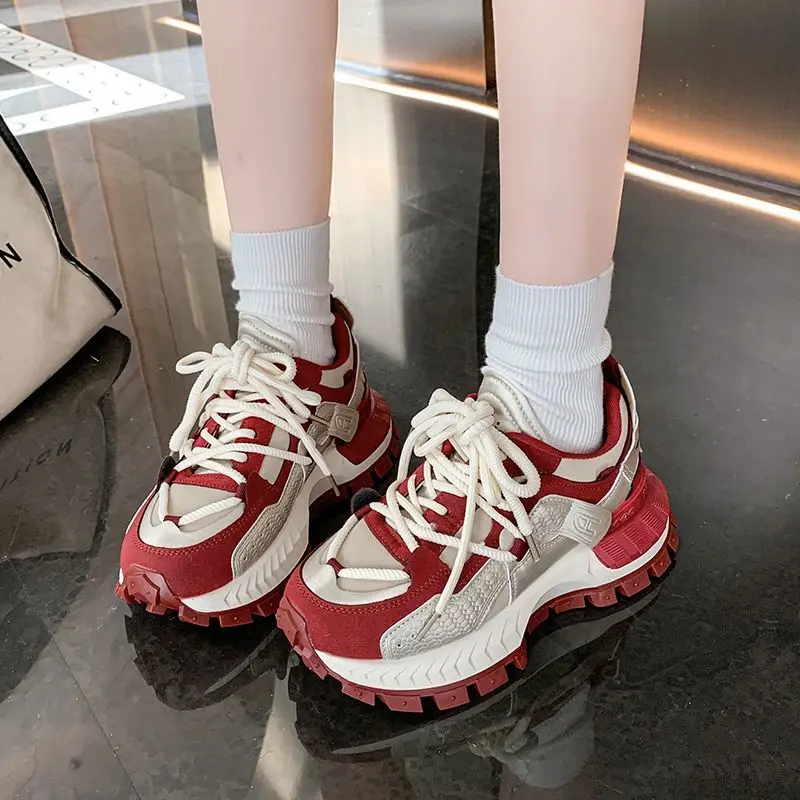 

Casual Sports Shoes Women's Gump Shoes 2025 New Autumn Dad Shoes Versatile Thick Sole Non Slip Hot Sale Best Seller