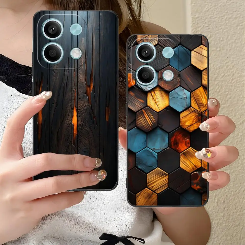 حافظة لهاتف شاومي ريدمي نوت 14 13 12 11 S Pro Plus 4G 5G غطاء طباعة ملون للهواتف الذكية الفاخرة #1