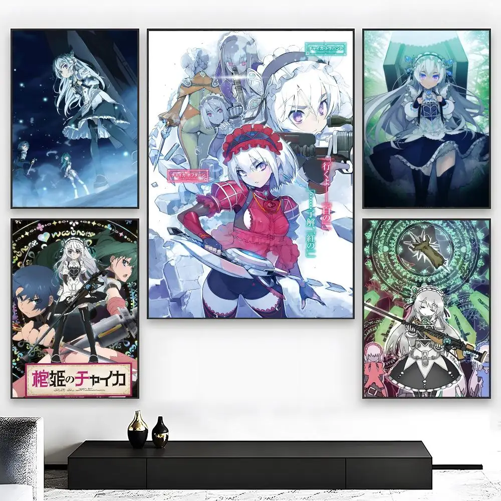 Fantasy Anime C-Chaika The Coffin Princess Poster Wall art print art suitable for living room bedroom bar parlor home decor gift