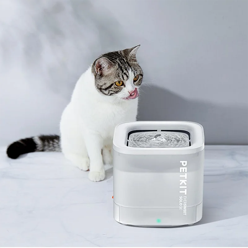 PETKIT EVERSWEET SOLO SE Smart LED Light Cat Water Fountain,Pet Water Fountain for Cats and Small Dogs with Filter