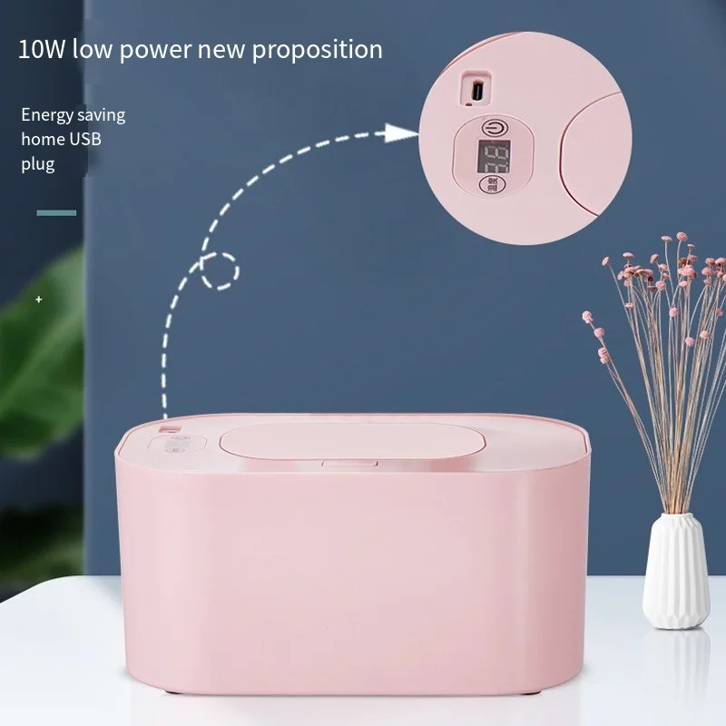 USB ワイプヒーターベビー恒温ワイヤレス車の充電ポータブルホットウェットトラベルワイプホットボックス