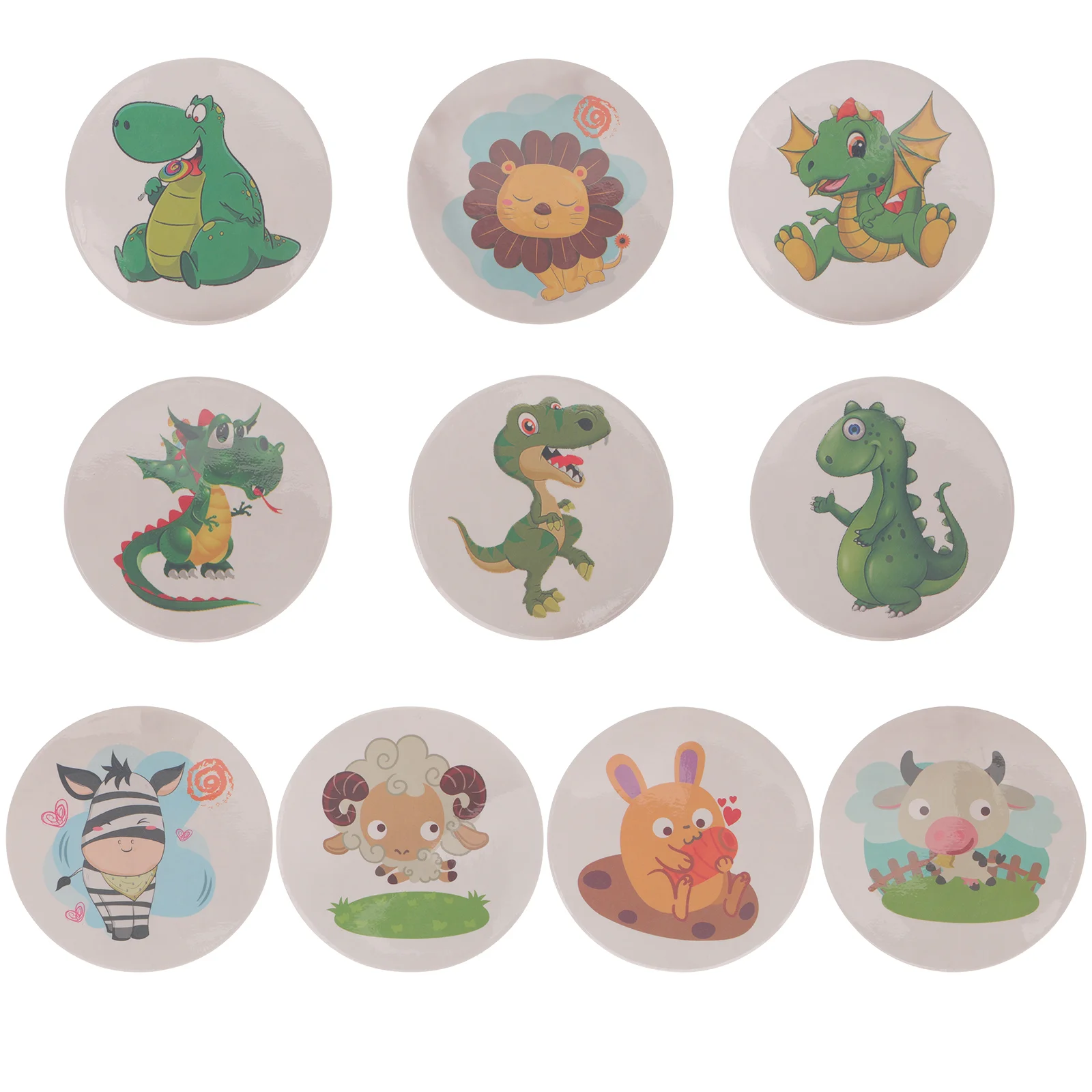 

10 Sheets Nail Stickers Potty Training Supply Decal Kids Cartoon for Toilet Targets Boys Child