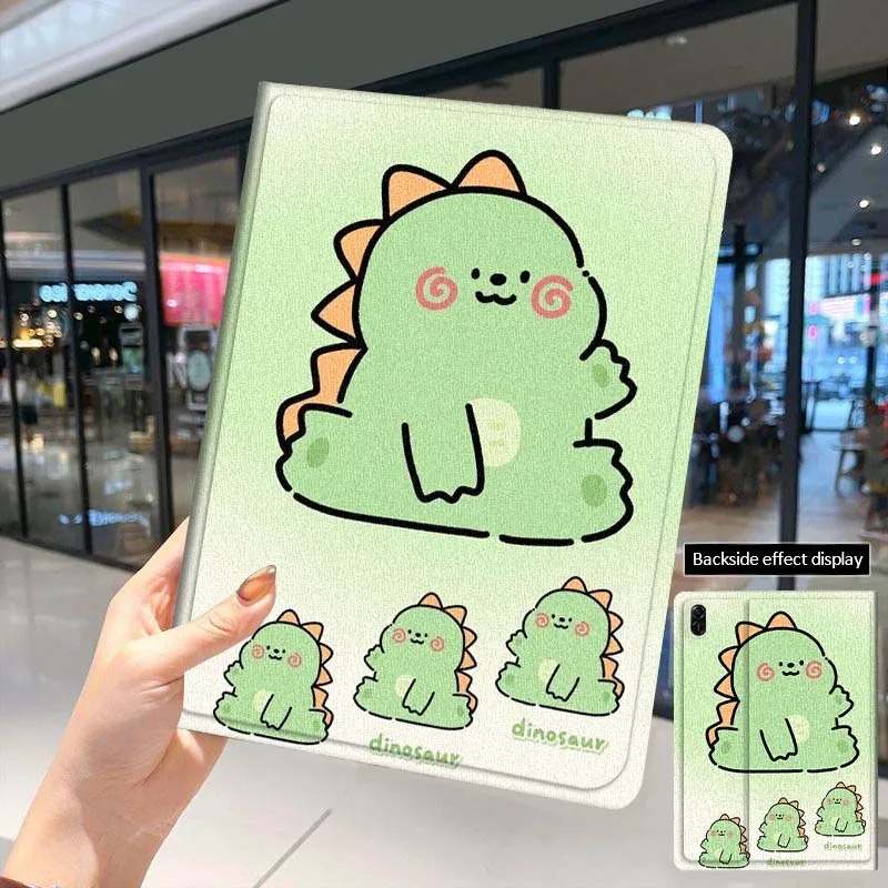 Cute anime dinosaur For Huawei MatePad Air SE Pro M6 M5 M2 T10s T5 10 11 12.6 11.5 12 X 10.8 Inch 10.1 Tablet Case