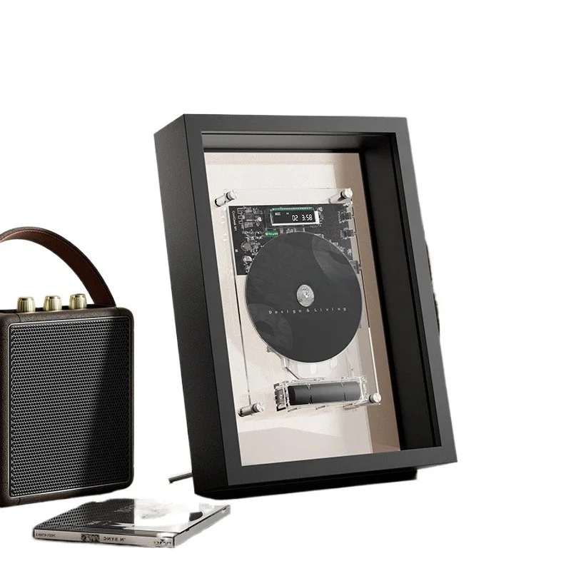 Music Picture Frame CD Player Dynamic Art Hanging Picture Bluetooth Player Home Furnishing Industrial Aesthetics