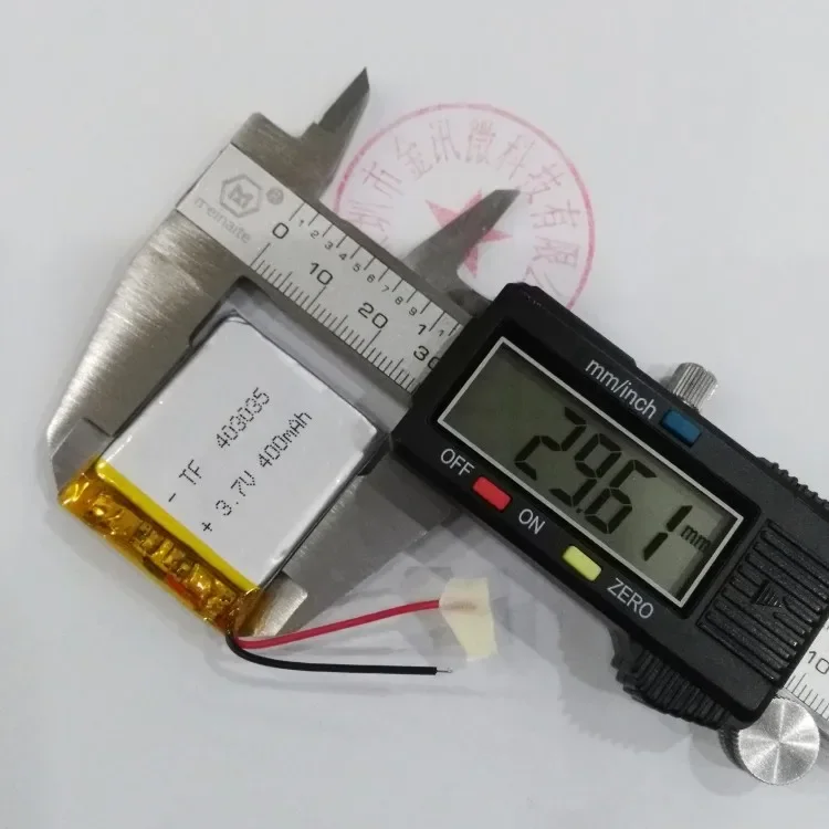 Batteria per registratore stradale Batteria al litio da 3,7 V nucleo 403035 F8 polimero BL960 scatola audio scheda generale