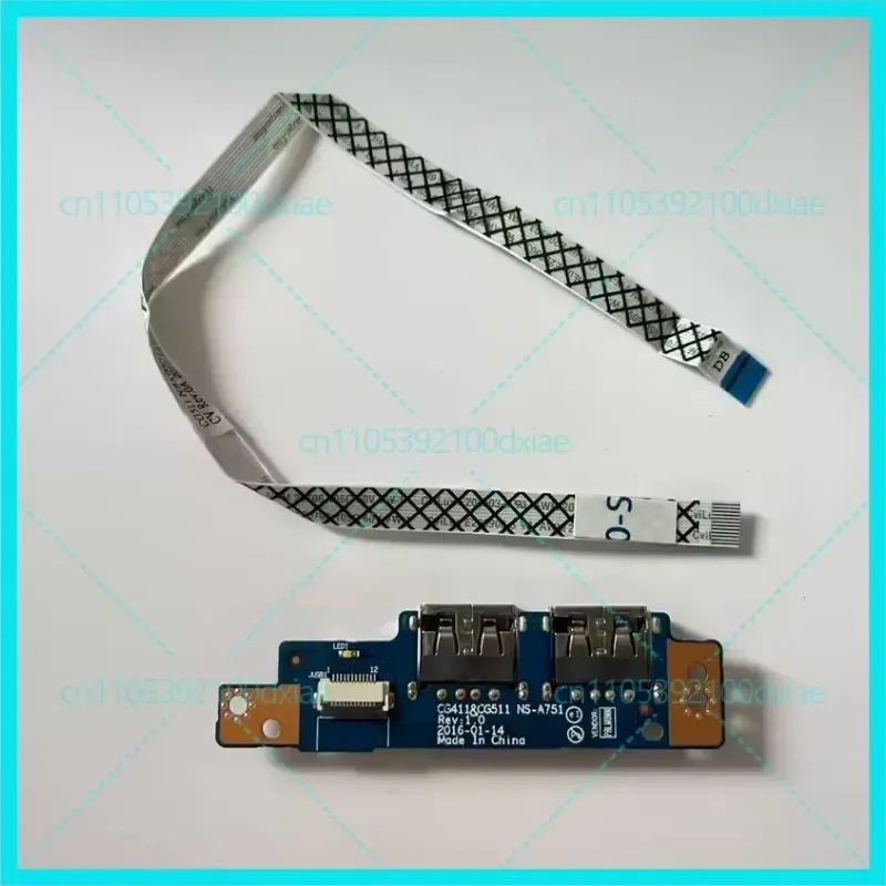 For Lenovo Xiaoxin 310-15ISK 310-14ISK IBK Replacement USB Daughterboard NS-A751 Interface Connector Circuit Board Module