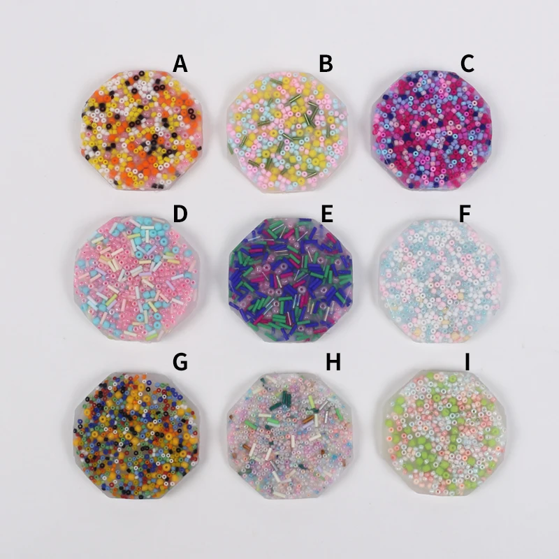 Skin Picking Fidget Toys Skin Picking Pocket Pads Round Diamond Heart Octagon Geometric for Decompression Stress Relief Style I