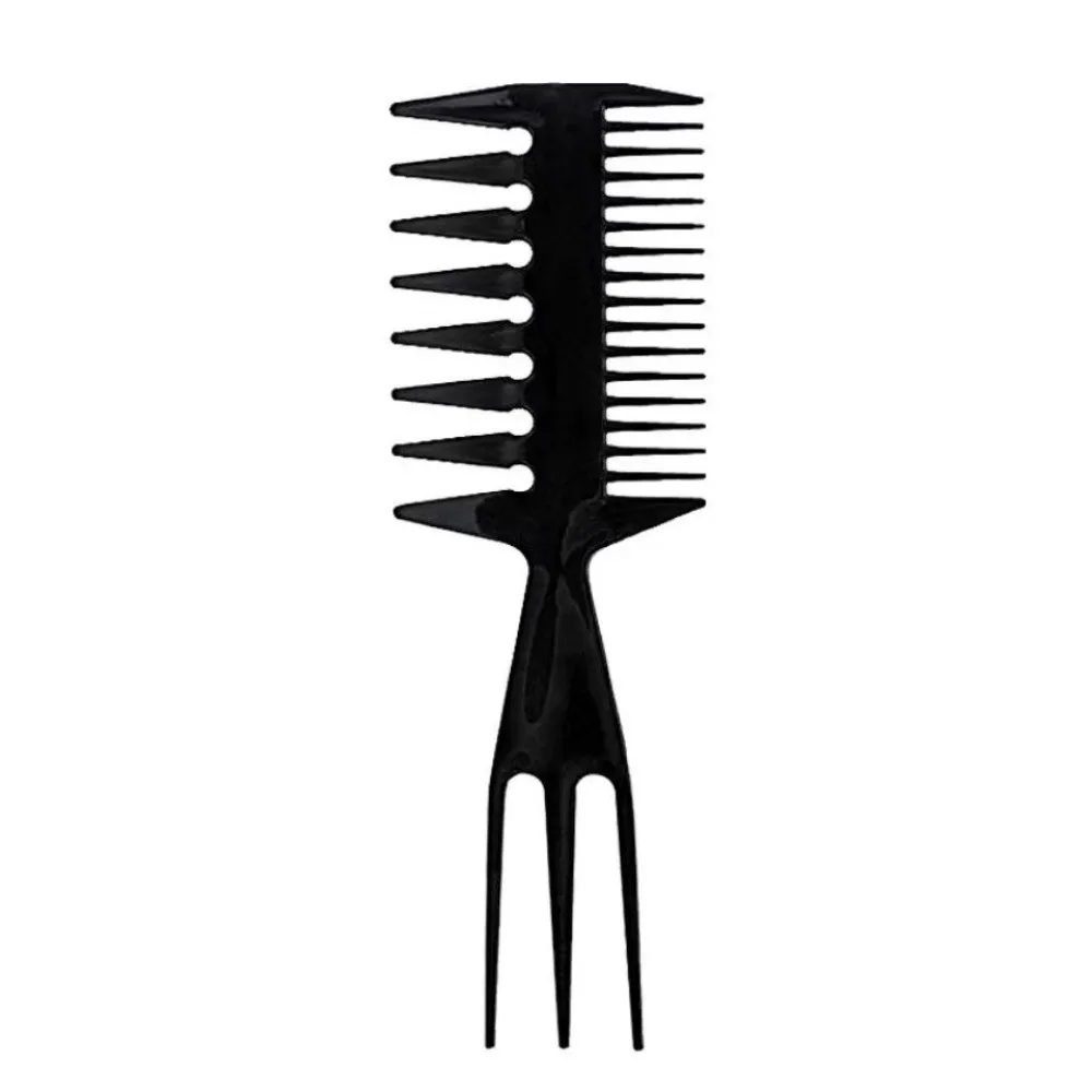 

New Double-Sided Anti-Static Hair Comb Plastic Detangling Brush Styling Brush Straightening Use