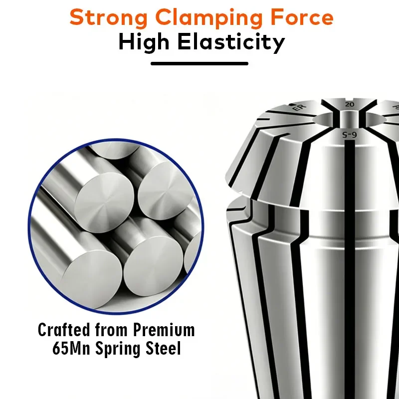 High Precision ER32 ER40 Spring Collet Chuck for CNC Milling Lathe Tool Holder High Precision ER Collet Set