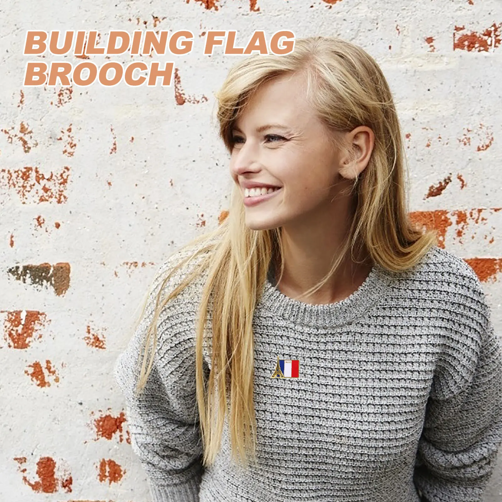 

4Pcs National Flag Brooch Pin Exquisite Craftsmanship Eye Catching Design Ideal for Clothing Decoration Trendy Accessory Women