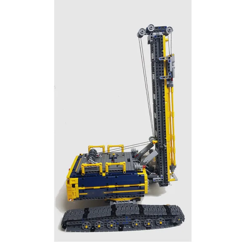 Building Blocks Model MOC-17279 New City Construction Site Drill Crane 3929 Parts Creative New Year Birthday Christmas Toy Gift
