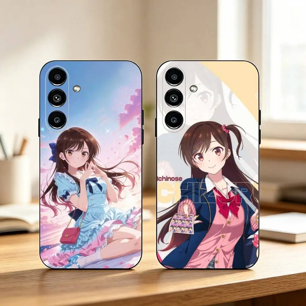 Rent A Girlfriend Chizuru  Phone Case For Samsung Galaxy A73,A72,A71,A70,A53,A52,A51,Soft Silicone Black Cover Gift