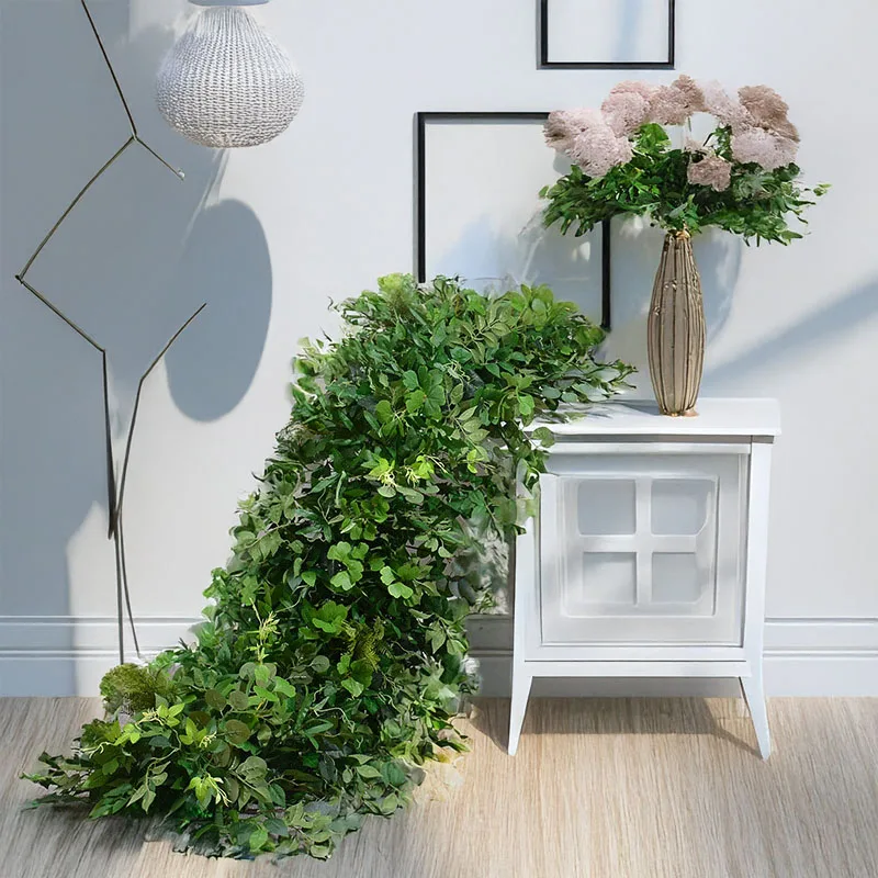 

New 60cm Artificial Greenery Flower Ball for Table Arch Outdoor Proposal Long Row Flower Home Living Room Shop Window Decoration