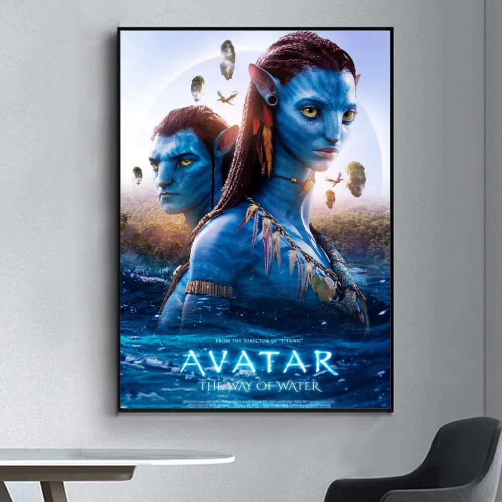 Avatar Movie CG Poster Fancy Wall Sticker for Living Room Bar Vintage Decorative Painting Middle