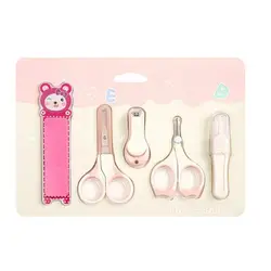 Babies' nail clippers newborn baby care nail clippers tools suit infant pliers children anti-cut meat nail scissor set suit