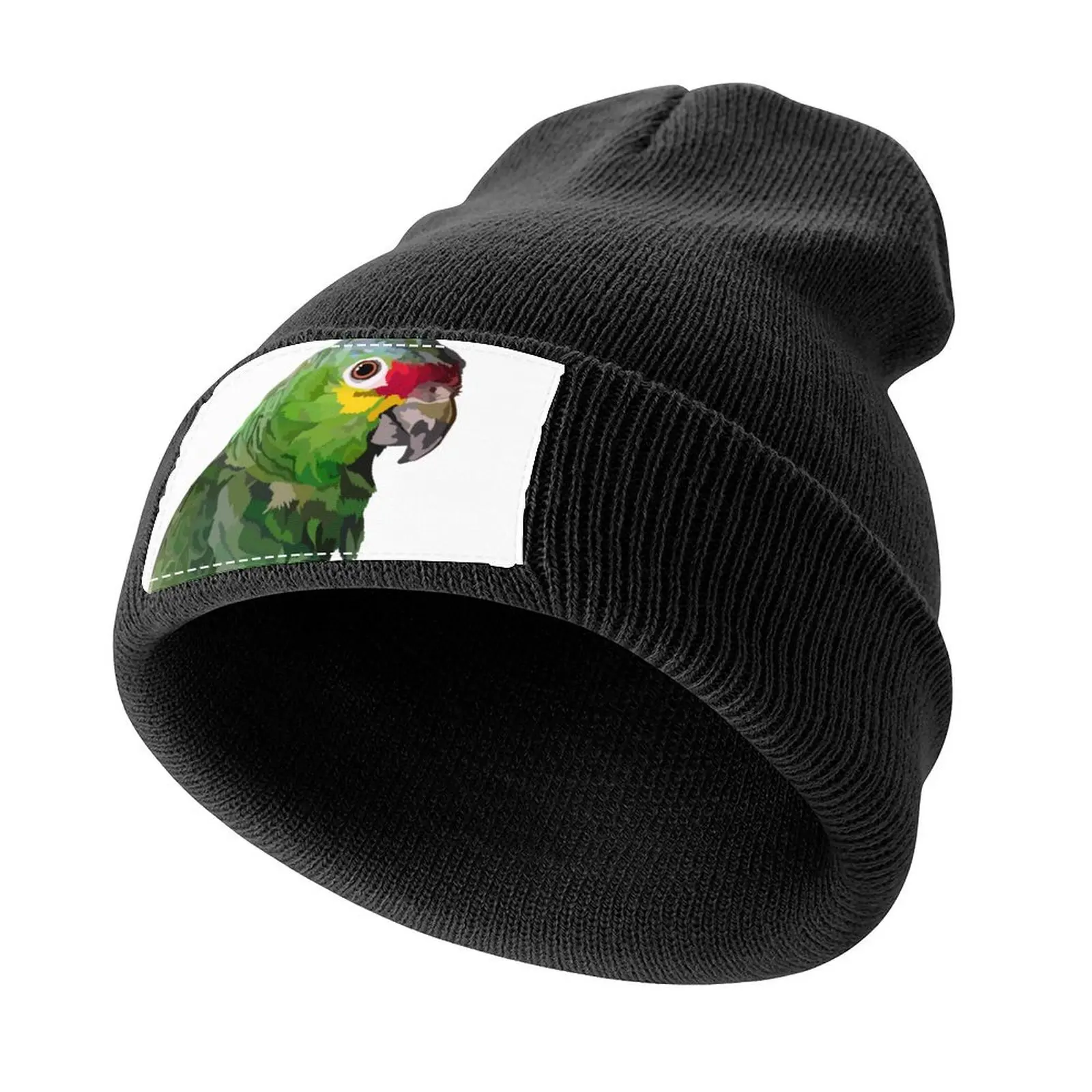 

A is for Amazon Parrot Knitted Cap Vintage Christmas Hat summer hat Hats Man Women's