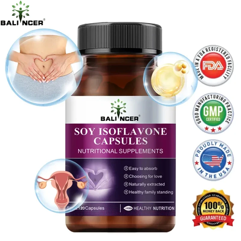 Soy Isoflavone Capsules, Evening Primrose Oil, Menopausal Conditioning, Chaoyueshu, Female Endocrine Balance Supplement