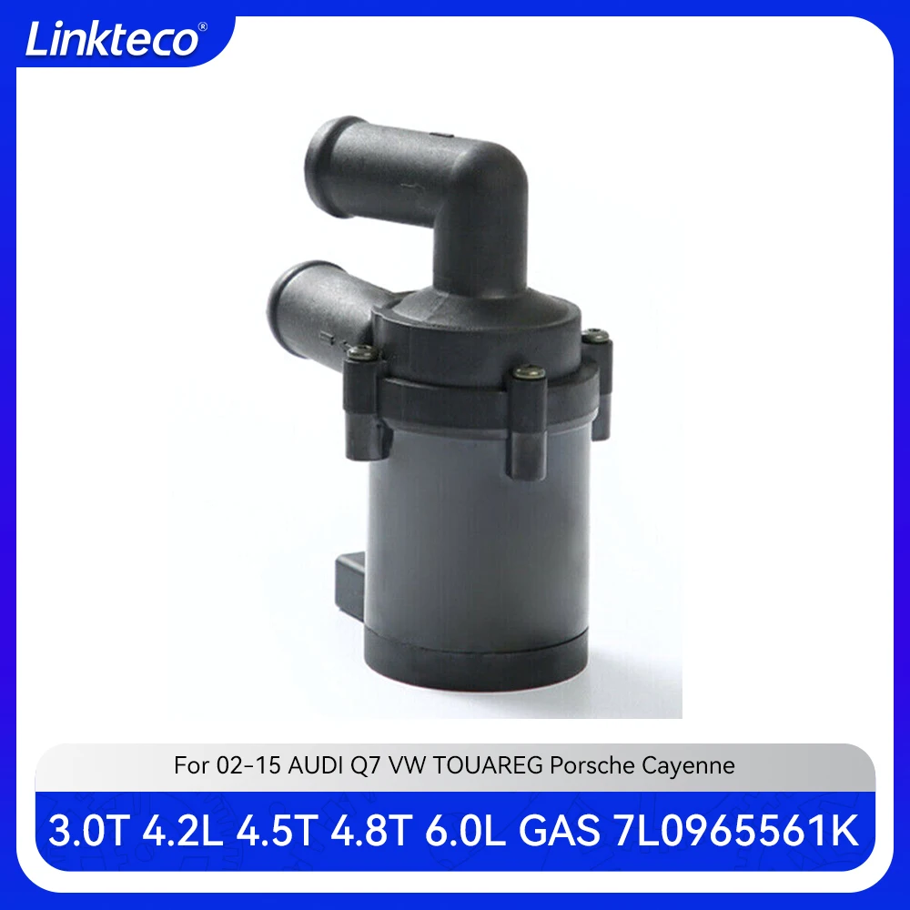 Engine Parts Cooling System electric Auxiliary Water Pump Fit 3.0 4.2 6.0 T L GAS CASA For 02-15 AUDI Q7 VW TOUAREG 7L0965561K