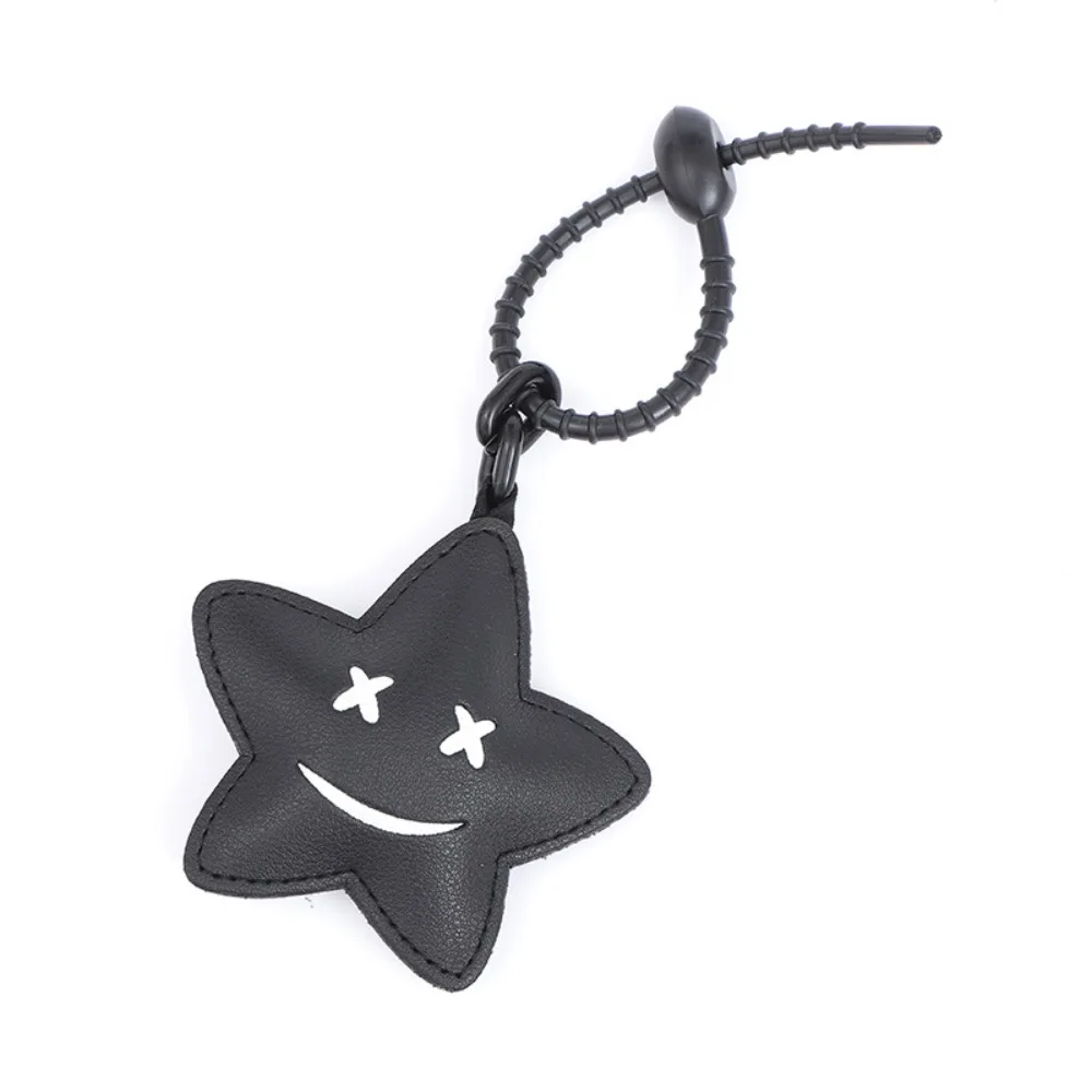 

Cat Leather Keychain Pig PU Leather Cartoon Leather Pendant Christmas Tree Creative Car Key Pendant Couple Keyring