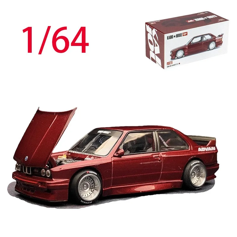 

KAIDO MINIGT Литой под давлением масштаб 1/64 BMW, модель автомобиля из сплава BMW M3 E30 GT V1, игровые транспортные средства, игрушки для мальчиков, оригинальная коробка